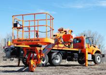 Autoplošiny s teleskopickým výložníkem Elliott Equipment H55F HiReach