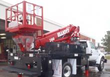 Autoplošiny s teleskopickým výložníkem Elliott Equipment I40F HIREACH