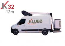 Autoplošiny s teleskopickým výložníkem Klubb K32