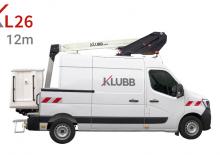 Autoplošiny s teleskopickým výložníkem Klubb KL26