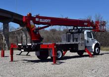 Autoplošiny s teleskopickým výložníkem Elliott Equipment M87 HiReach