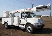 Autoplošiny s teleskopickým výložníkem Terex SCM55