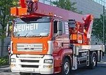 Autoplošiny s teleskopickým výložníkem WUMAG WT 370