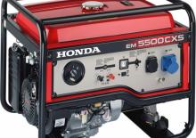 Benzínové elektrocentrály Honda EM 5500 CXS