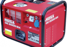Benzínové elektrocentrály Mosa GE 2000 SX