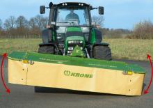 Čelní diskové žací lišty bez kondicionéru Krone EasyCut F 280 M 