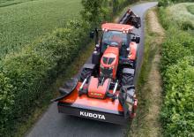 Čelní diskové žací lišty s kondicionérem Kubota DMC7336R 