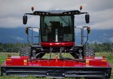 Čelní diskové žací lišty s kondicionérem Massey Ferguson WR9960	