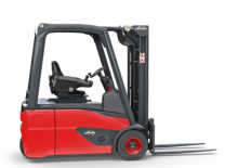 Čelní vysokozdvižné elektrické vozíky Linde E20L triplex