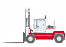 Čelní vysokozdvižné dieselové vozíky SVETRUCK 1590-35
