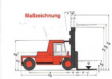 Čelní vysokozdvižné dieselové vozíky Kalmar DC 42-1200 CS
