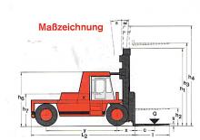 Čelní vysokozdvižné dieselové vozíky Kalmar DC 42-1200