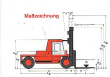 Čelní vysokozdvižné dieselové vozíky Kalmar DCB 23,6-1200 NLB
