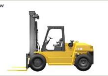Čelní vysokozdvižné dieselové vozíky Komatsu FD 150 ET 7