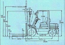 Čelní vysokozdvižné dieselové vozíky Komatsu FD 20 T 11