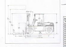 Čelní vysokozdvižné dieselové vozíky Komatsu FD 60-6