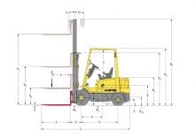 Čelní vysokozdvižné dieselové vozíky Hyster H1.50 XM