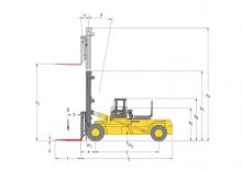 Čelní vysokozdvižné dieselové vozíky Hyster H 44.00 E