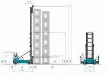 Čelní vysokozdvižné dieselové vozíky Konecranes SMV 45 GC 4 S