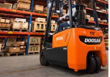 Čelní vysokozdvižné elektrické vozíky Doosan B18TL-7