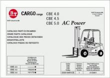 Čelní vysokozdvižné elektrické vozíky BT CBE 4.0 AC
