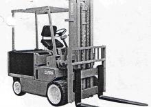 Čelní vysokozdvižné elektrické vozíky Clark EC 500 120