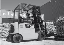 Čelní vysokozdvižné elektrické vozíky Caterpillar EP20K PAC