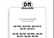 Čelní vysokozdvižné elektrické vozíky OM-Pimespo EU 25