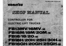 Čelní vysokozdvižné elektrické vozíky Komatsu FB 13 MV 1 E
