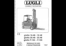 Čelní vysokozdvižné elektrické vozíky Lugli Giotto 23.48