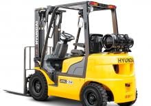 Čelní vysokozdvižné LPG vozíky Hyundai 25L-7A