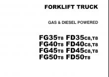 Čelní vysokozdvižné LPG vozíky TCM FG 40 T 8