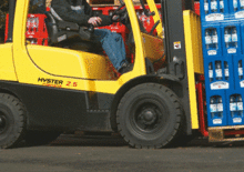 Čelní vysokozdvižné LPG vozíky Hyster H8.0FT 6