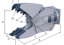 Demoliční nůžky FRD VM42ER