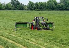 Diskové kombinované žací lišty s kondicionérem Fendt Slicer 8312 TLRCB