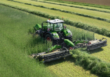 Diskové kombinované žací lišty s kondicionérem Fendt Slicer 960 RCB Pro