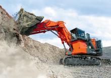Elektrická pásová rypadla Hitachi EX2600-7E