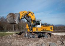 Elektrická pásová rypadla Liebherr R 976-E