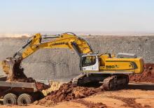 Elektrická pásová rypadla Liebherr R 980 SME-E