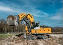 Elektrická pásová rypadla Liebherr R 992-E