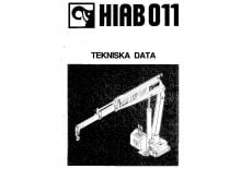 Elektrické nakládací jeřáby Hiab 011 B