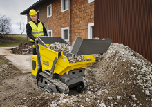 Elektrické pásové dumpery Wacker Neuson DT10e