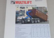 Hákové nosiče kontejnerů Multilift LHZ 320.56