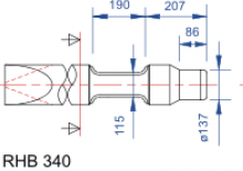 Hydraulická bourací kladiva Hanwoo RHB 340 BA