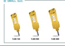 Hydraulická bourací kladiva YUJIN TECH YJB 200