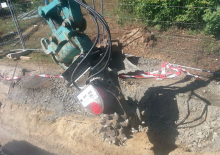 Hydraulické frézy Erkat ER 250