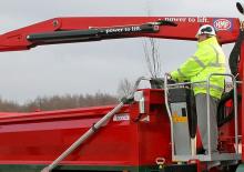 Hydraulické nakládací jeřáby HMF 1244-Z1