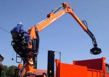 Hydraulické nakládací jeřáby Guerra 160 N 1