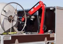 Hydraulické nakládací jeřáby HMF 250-T2