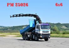 Hydraulické nakládací jeřáby PM 25026 SP
